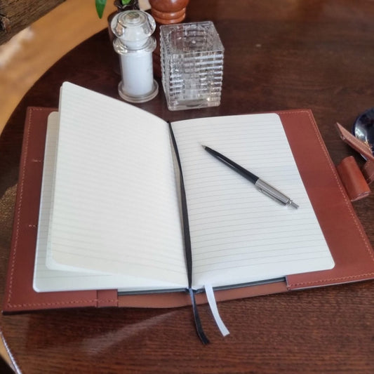 The Noble Scribbler - A5 Leather Notebook Diary